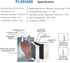 3.7V 1200mAh Battery 603450 Lithium Polymer Ion Rechargeable Li-ion Li-Po Battery with 2P PH 2.0mm Pitch Connector...