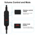 Cloud Alpha Cable with Mute & Volume Controls Compatible with Hyperx Cloud Mix and Cloud Alpha Gaming Headset, for Logitech G933 G633 G935 G635 Ga...