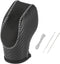 X AUTOHAUX Car Faux Leather Gear Shift Knob Cover for Ford Focus Escape Fusion Fiesta Transit Van Carbon Fiber Pattern Gray Line...