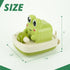Wind-up Boating Frog Bath Toy with Spin Propeller, No Battery Mold-Free Anti-Rust Interactive Montessori Toy for Kids...