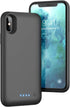 YHO Battery Case for iPhone Xs/X/10 Upgraded 6500mAh Protective Rechargeable Charging Case for iPhone X Extended Battery Pack for iPhone Xs Portab...