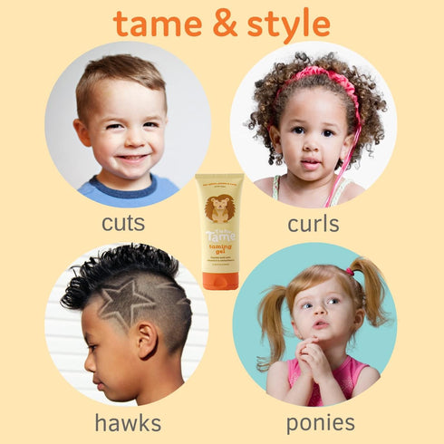 T is for Tame Kids Hair Care Essentials Bundle: Hair Gel & Dry Shampoo Duo for Taming Kids Hair with All Natural Ingredients (Gel-DryShampoo-Bundl...