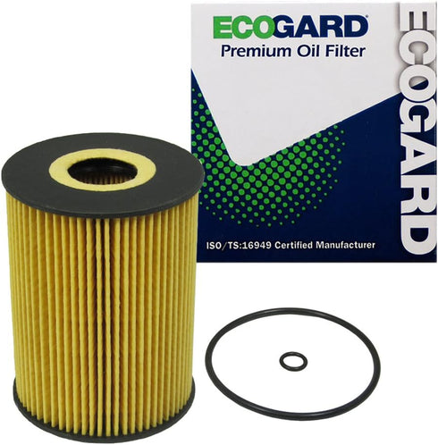 ECOGARD X5691 Premium Cartridge Engine Oil Filter for Conventional Oil Fits Porsche Macan 3.0L 2015-2018, 911 3.8L 2009-2019, Cayenne 4.8L 2008-20...