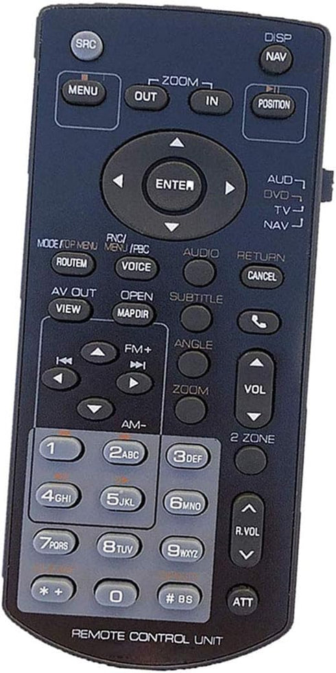 Replaced Remote Control Compatible for Kenwood DDX271 DNX571TR DNX691HD DNX570HD DDX896 DDX9717BTS DNN992 DNX570TR DDX5055BT DNX773S DNX890HD DNX6...