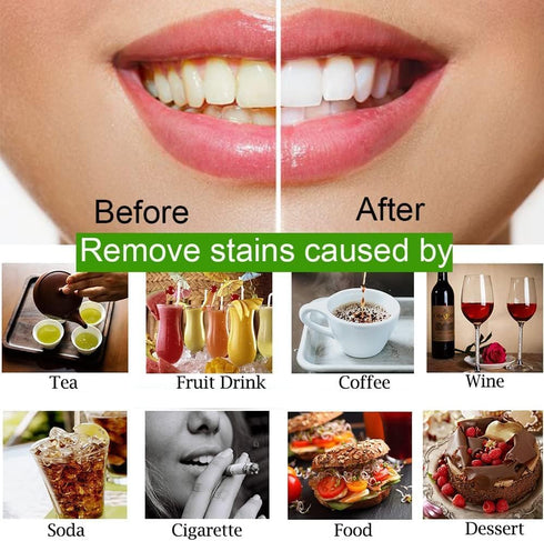 2-Pack Teeth Whitening Charcoal Powder, WUBLSYAN Activated Charcoal Tooth Cleaning Powder, Natural Toothpaste Alternative, Oral Care Sets Natural ...