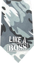 Mirage Pet Products Like a Boss Screen Print Bandana for Pets, Large, Navy Blue...