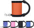 Retractable Dog Leash with Cup, Funny Light Weight Comfortable Walking Leash for Small and Medium Drinking Dog Birthday Party Supplies (Orange)...