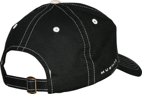 Ford Mustang Black Hat / Cap with Silver Stitching and Adustable Closure...