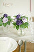Ling's moment Artificial Wedding Flowers 1.5" Rose Buds and 2" Petite Roses 25pcs Lilac & Purple w/Stem for DIY Wedding Boutonniere Wrist Corsages...
