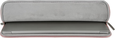 RAINYEAR 13.3 Inch Laptop Sleeve Soft PU Leather Case Water Resistant Padded Zipper Cover Protective Carrying Bag Compatible with 13.3" Notebook C...