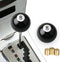 ASUBHA Shift Knob Manual Gear, Black 8 Round Ball Gear Shift Knobs, 4 5 6 Speed Automatic Manual Shifter Knob with 3 Adapters, Universal Fits Manu...