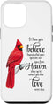 iPhone 12 mini Cardinal Red Bird Sign from Heaven Angel Case...