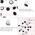 40 Pcs Black Buttons, Tuxedo Buttons Black Covered Metal Shank Buttons, Vintage Black Coat Sewing Button, Jacket Buttons Dress Buttons(18mm/15mm/1...