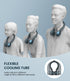 Portable Neck Fan, Bladeless Personal Fan, 360°Cooling Wearable Fan, Fast Cooling, USB Rechargeable Battery Operated, 3 Speeds Ultra Quiet, Birthd...