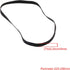 Lovermusic 20Pcs Width 0.19inch Flat Cassette Tape Machine DVD Drive Rubber Belt Replacement for Recorder Black...