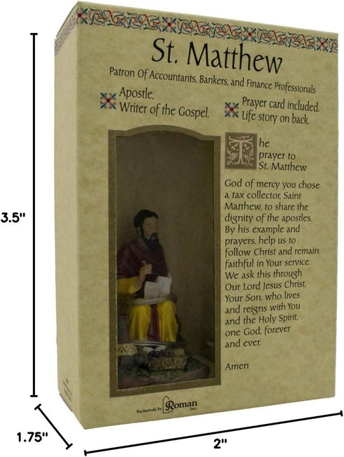 Roman Patrons & Protectors St. Matthew Saint Catholic Confirmation Santo...