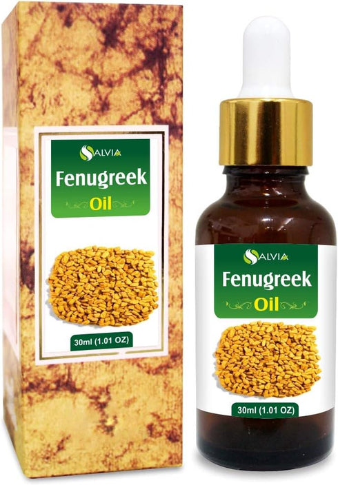 Fenugreek (Trigonella foenum) Essential Oil 100% Pure & Natural Undiluted Uncut Therapeutic Oil - Use for Aromatherapy (30ml with Dropper)...