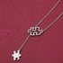 BNQL Autism Awareness Puzzle Lariat Necklace Motivational Autism Gift (Silver Y necklace)...