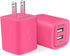 Wall Charger, AILKIN USB Plug Fast Charging Block, Power Adapter Cube 2 Port Charge Travel Brick Cell Quick Chargers Box for iPhone 15/14/13/12 Pr...
