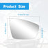Passenger Right Side View Heated Mirror Glass Replacement for 2011 2012 2013 2014 2015 2016 2017 2018 Volkswagen VW Passat Jetta Beetle Side Mirro...