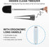SetSail Toilet Brush and Holder, Automatic Bowl Brushes for Bathroom Ventilated Cleaner Scrubber Cleaning, White-pp...