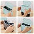 Mini Trash Can with Lid, Press-Type with Removable Inner Plastic Small Garbage Can Little Tiny Waste Basket Compact Covered Closable Trash Bin Des...
