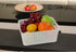 Plastic Weave Storage Basket Bin, 10" x 7.5" x 4", 6 Pack...