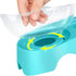 MILIFUN Cat Bowls, Cat Food Bowls Elevated Tilted, Anti Vomiting Kitty Bowls for Puppy and Bunny, Orthopedic Cat Bowls for Indoor Cats.(Blue)...