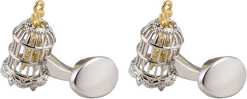 Exclusive Bird Cage Cufflinks for Men...