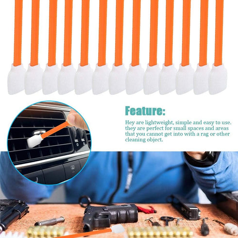 Wellgler's 5.11" Foam Cleaning swabs, for Electronics, Cameras, Optical Lenses or Inkjet Printers, Print Heads Cleaning?50pcs?...