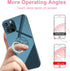 Transparent Phone Ring Holder 4 Pcs, Clear Cell Phone Ring Holder with Diamond, Finger Grip 360°Rotation Compatible with Most of The Phones, Table...