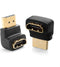 Cable Matters Combo Pack 270 Degree and 90 Degree HDMI Adapter (Right Angle HDMI) with 4K and HDR Support...