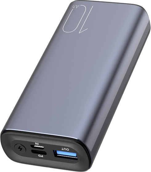 TOZO PB3 Portable Charger 10000mAh One of The Lightest and Slimmest Fast Power Bank 18W PD High-Speed Charging Battery Pack with USB-C Input/Outpu...