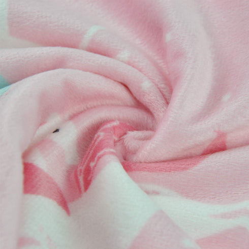 BORITAR Unicorn Baby Blanket for Girls Soft Minky with Double Layer Dotted Backing Ultra Soft and Cute Kids Blanket for Toddler Bed, 30 x 40 Inch ...