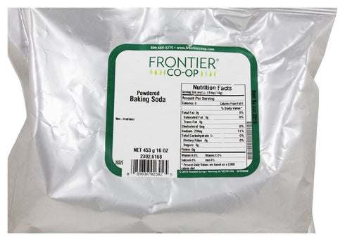 Frontier Herb Bulk Baking Soda Powder, 16 oz...