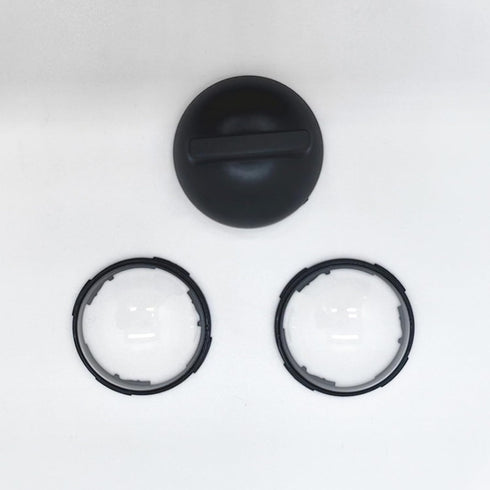 LICHIFIT Rotating Transparent PC Plastic Protective Lens Cover for Insta360 X4 Action Camera Lens Cap High Transmittance Anti-Scratch Lens Guards ...