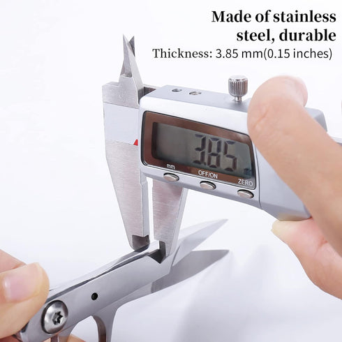 Newness Thread Snips, Sewing Snips with Protective Plastic Sleeve, Mini Small Snippers Shears Trimming Nipper Clipper for Variety of Material, Fis...