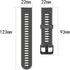 3-Pack Silicone Bands for Garmin Forerunner 945 Smartwatch Replacement Strap (Black, White, Green)...