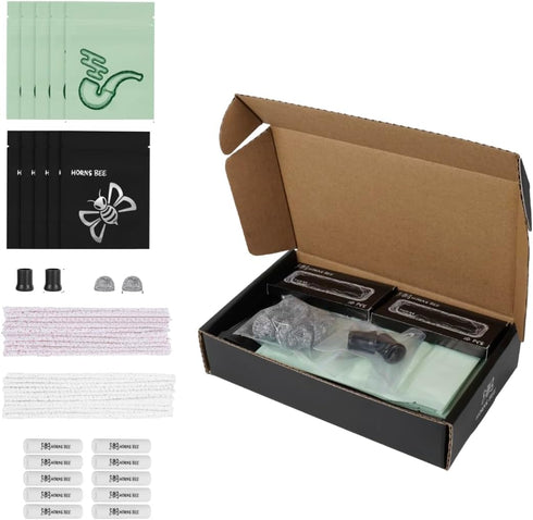 Pipe Accessories Set - Complete Tobacco Pipe Cleaning kit - Ultimate Care and Enjoyment Kit for Tobacco Pipe Enthusiasts - Filters, Reamer, Cleani...