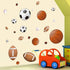 Runtoo Sports Wall Decals Kids Wall Stickers Soccer Baseball Football Hockey Basketball Boys Room Playroom Game Room Nursery Wall Décor...