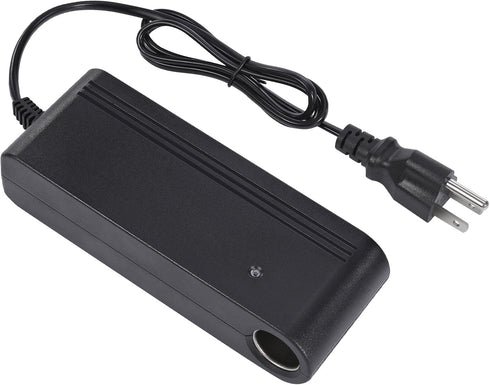 12V 10A Power Adapter Car Charger Converter,Car Cigarette Lighter Socket AC/DC Power Supply Adapter Transformer for Tire Inflator, Car Refrigerato...