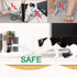 White Cable Management Sleeve Tubes, Power Cord Organizer Protectors for Pets, 2 PCS VIWIEU Cable Bundler with Electrical Cable Clips and Zip Ties...