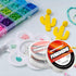 ANGRYFISH Fusionline,4 Rolls 0.005",0.006",0.007",0.008" Diameter Micro-Fused Braided Thread,Break Strength, Crystal Color,Super Strong Stringing ...