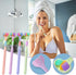 3-Sided Toothbrush, Soft Bristle Toothbrush with Tongue Scraper, Travel Toothbrush for Complete Teeth and Gum Care for Adults...