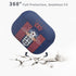 AirPods Pro Matte Protective Case Cover with Jersey Number 10 Pattern,Dust and Fingerprint Proof Graffiti Hard Skin ,Glow in Dark Anime Airpod Sup...