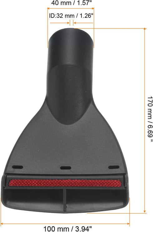 PATIKIL Vacuum Cleaner Brush Head, 2 Pack 32mm 1-1/4 Inch Flat Vacuum Cleaner Hose Brush Replacement for Floor Carpet...