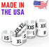 Discount Sizing- White Hanger 800 Size Clips XXS-XXXL | White Size Clips, Garment Markers for Retail Closet Organization...