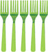 Elegant Kiwi Green Plastic Fork (Pack Of 20) - Eco-Friendly, Durable & Eye-catching, Perfect For Parties & Events...