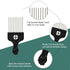 3 Pack Afro Pick,Hair Pick for Black Men,Salon-Style Hair Picks for Women,Comb With Metal Pick for Curly Hair,Essential Hairdressing Styling Tool ...