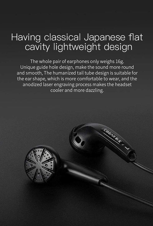 KB EAR Stellar Wired Earbuds Ear Buds Wired Earphones Noise Isolating in-Ear Monitors,Compatible with Tablets, Android Phone,MP3 Player (White no ...